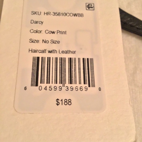 NWT Hobo Darcy Cow Print Crossbody Bag - Picture 12 of 12